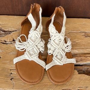 Macrame sandals